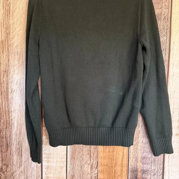Polo Ralph Lauren Sweater Quarter Zip Knit Preppy Fall Winter Classic Ivy Small - Picture 6 of 8